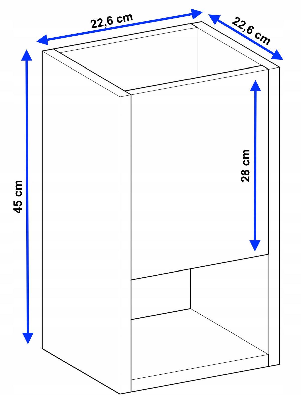 BLUMENKASTEN - Nussbaumfarben, Holzwerkstoff (22.6/45/22.62cm) - RAUMHIRSCH FURNITURE