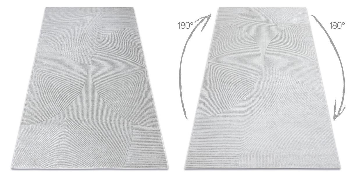 TEPPICH Balance 140/190 cm - Grau, Textil (140/190cm) - rugsX