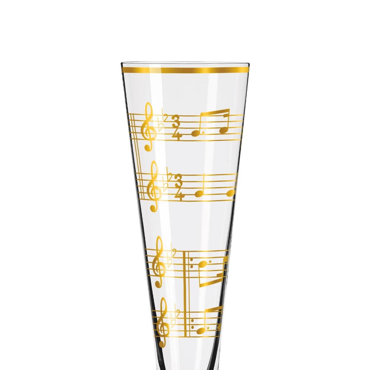 CHAMPAGNERGLÄSER Goldnacht gold 205 ml 2er Set - Goldfarben, Glas (0.205L) - Ritzenhoff