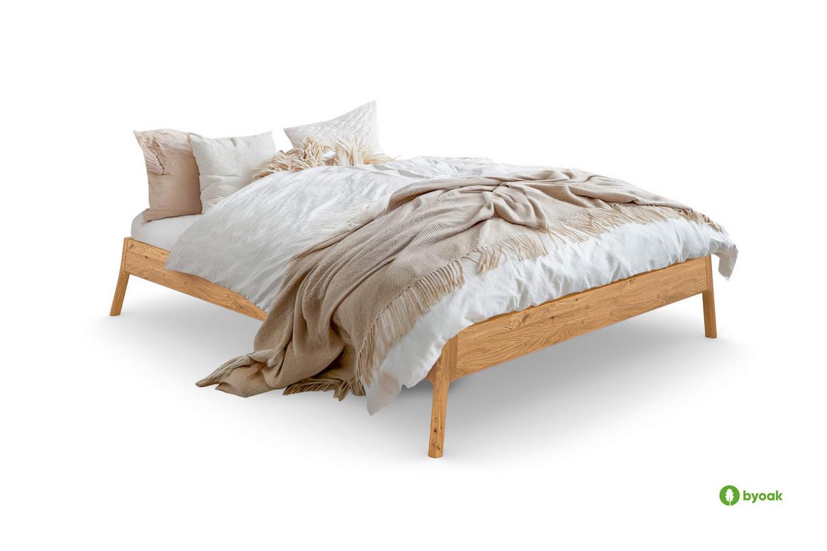 MASSIVHOLZBETT PAUL 3 80 x 200 Wildeiche - Wildeiche, Holz (80/200cm) - byoak
