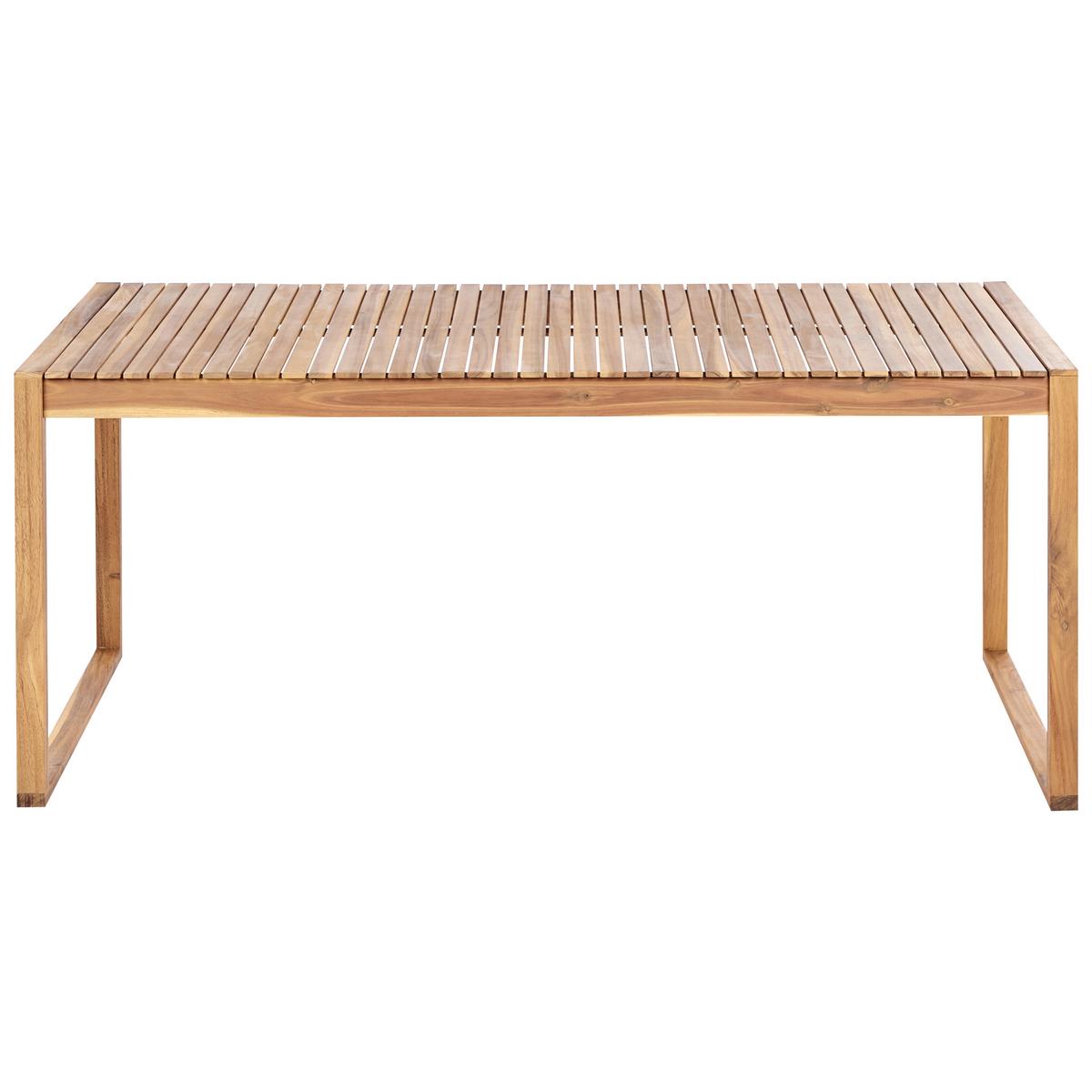 GARTENMÖBEL Set 8-Sitzer Grau meliert Sassari Premium - Hellbraun/Grau, Holz - Beliani