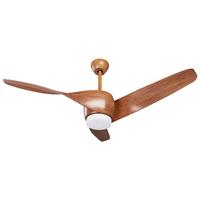 DECKENVENTILATOR Paria 110/110/54 cm - Braun, Metall (110/110/54cm) - Beliani