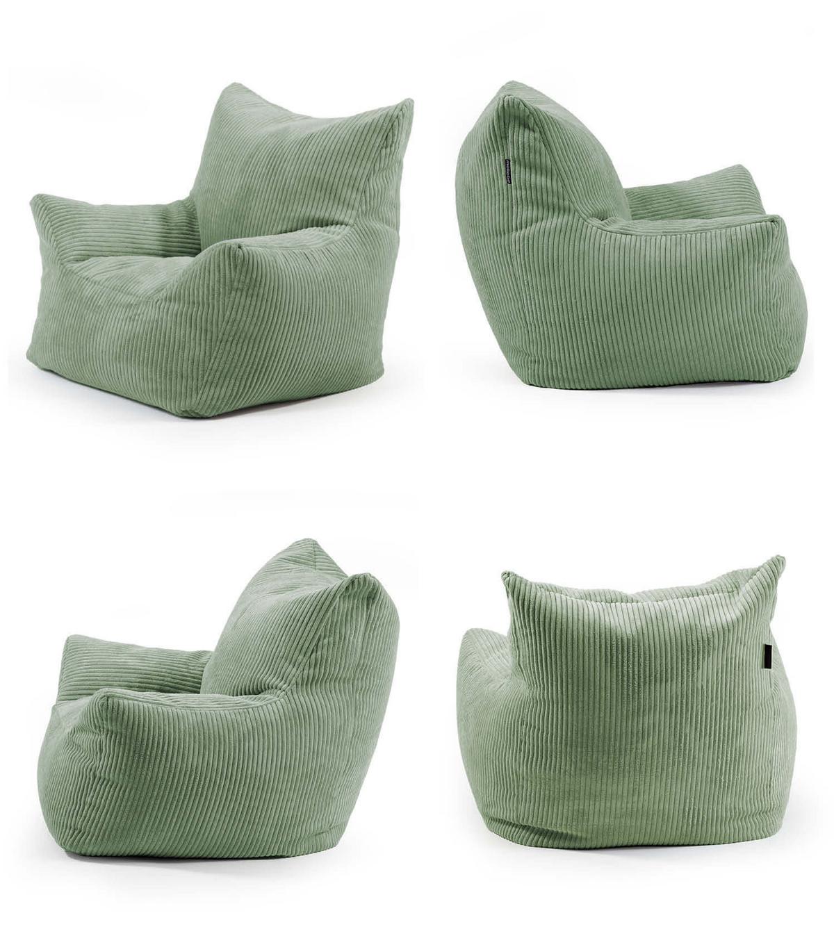 KINDERSESSEL Der Pausenheld - Grün, Textil (52/57/53cm) - Mokebo