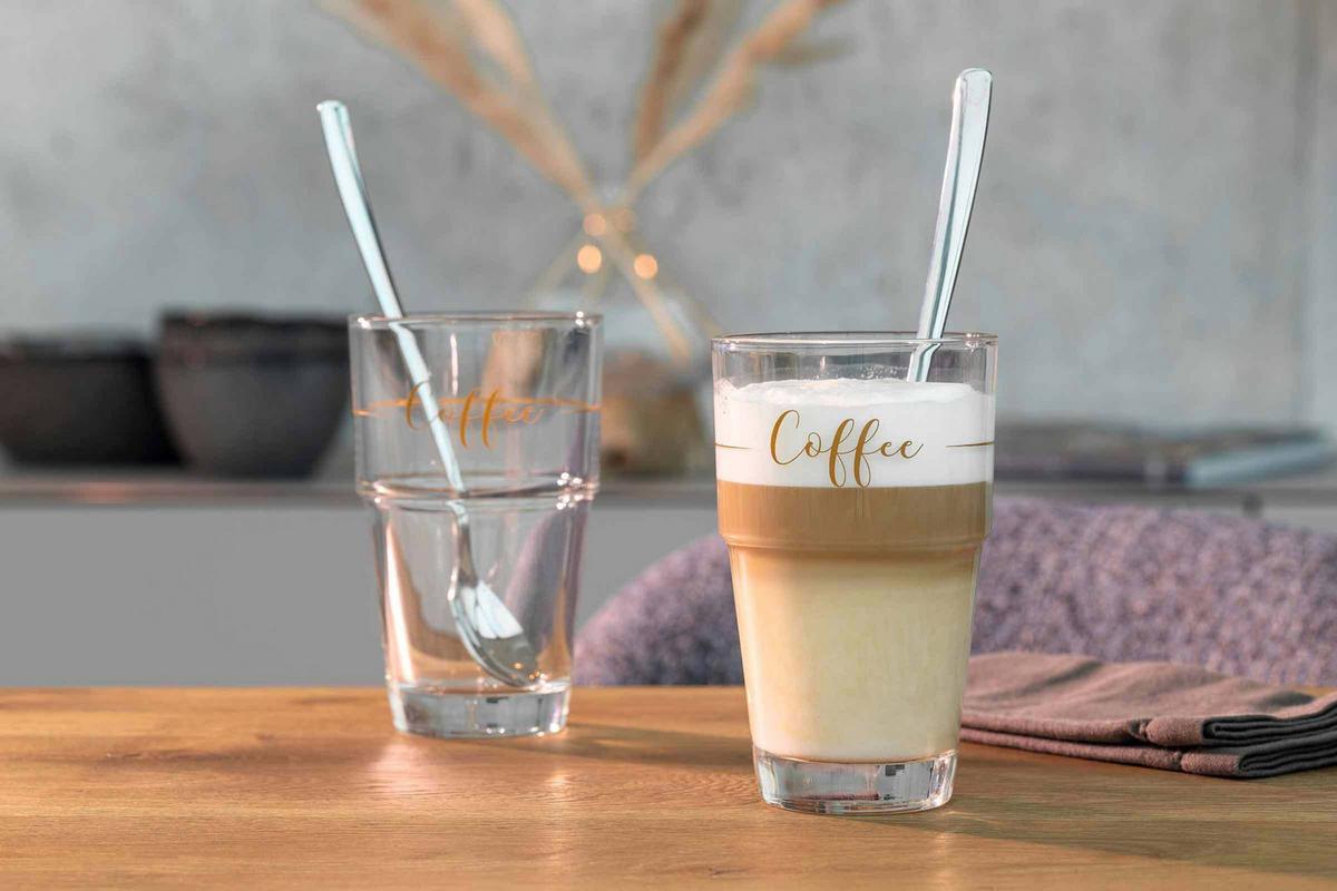 BECHER Solo transparent 410 ml 6er Set - Transparent, Glas (0.41L) - Leonardo Living