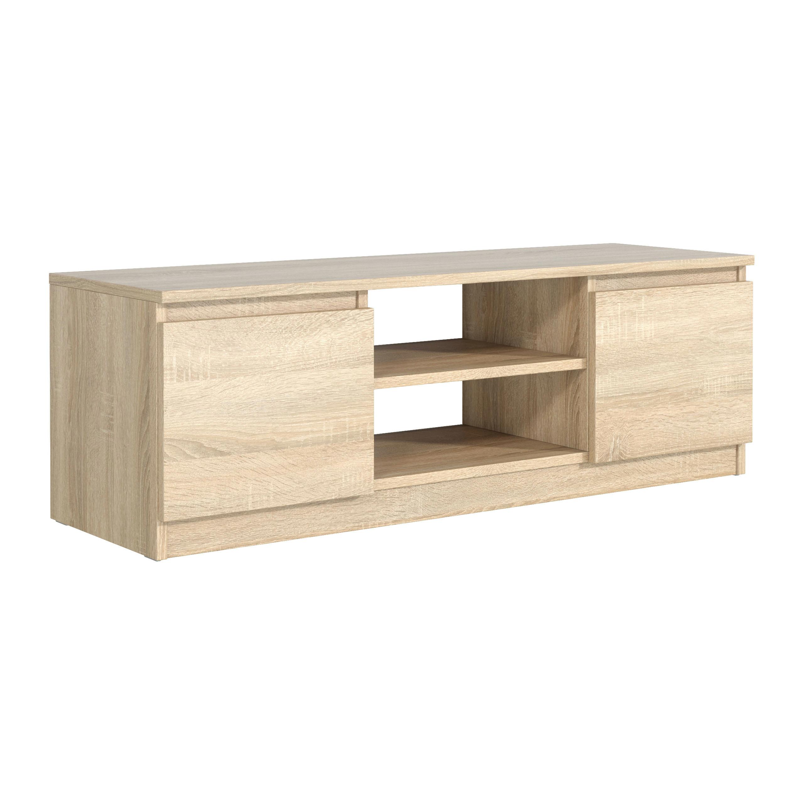 LOWBOARD NUDO 120/38,5/39 cm, Sonoma Eiche - Sonoma Eiche, Holzwerkstoff (120/38.5/39cm) - MASSENO
