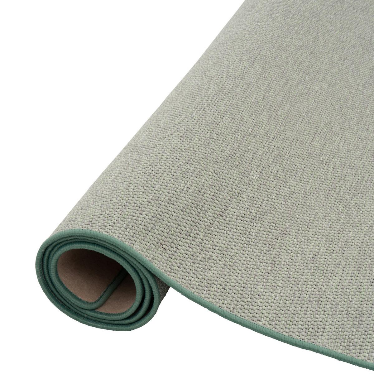 FLACHGEWEBE NATUR TEPPICH BENTZON - Mintgrün, Textil (160/240cm) - Snapstyle