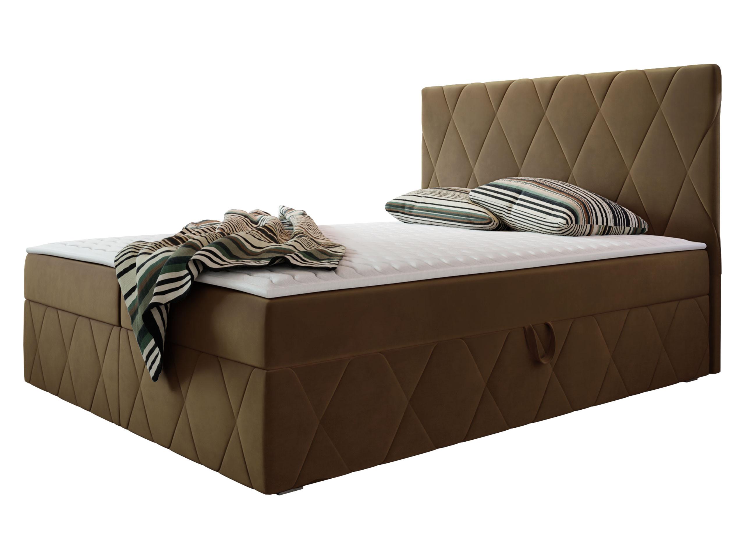 BOXBETT Simoti - H3 - Braun, Holzwerkstoff (160/200cm) - MIRJAN24