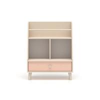 BÜCHERREGAL Alycia Beige - Korallenrosa - Holzeffekt - Pink, Holz (72/90/36cm) - Petits-meubles