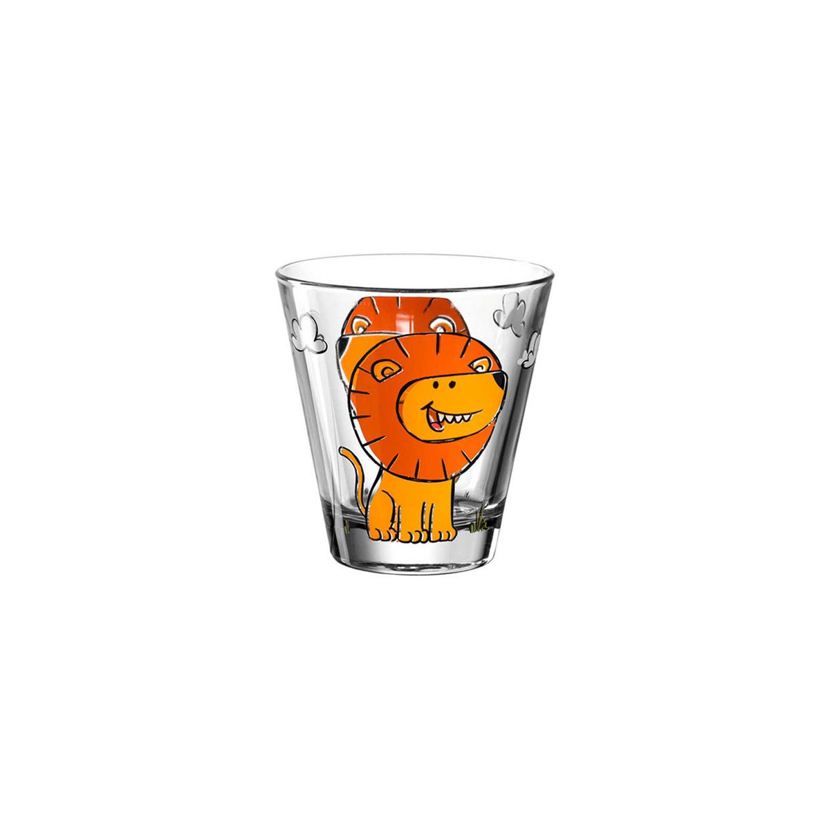 KINDERBECHER Bambini Sortiert 215 ml 6er Set - Multicolor, Glas (0.215L) - Leonardo Living