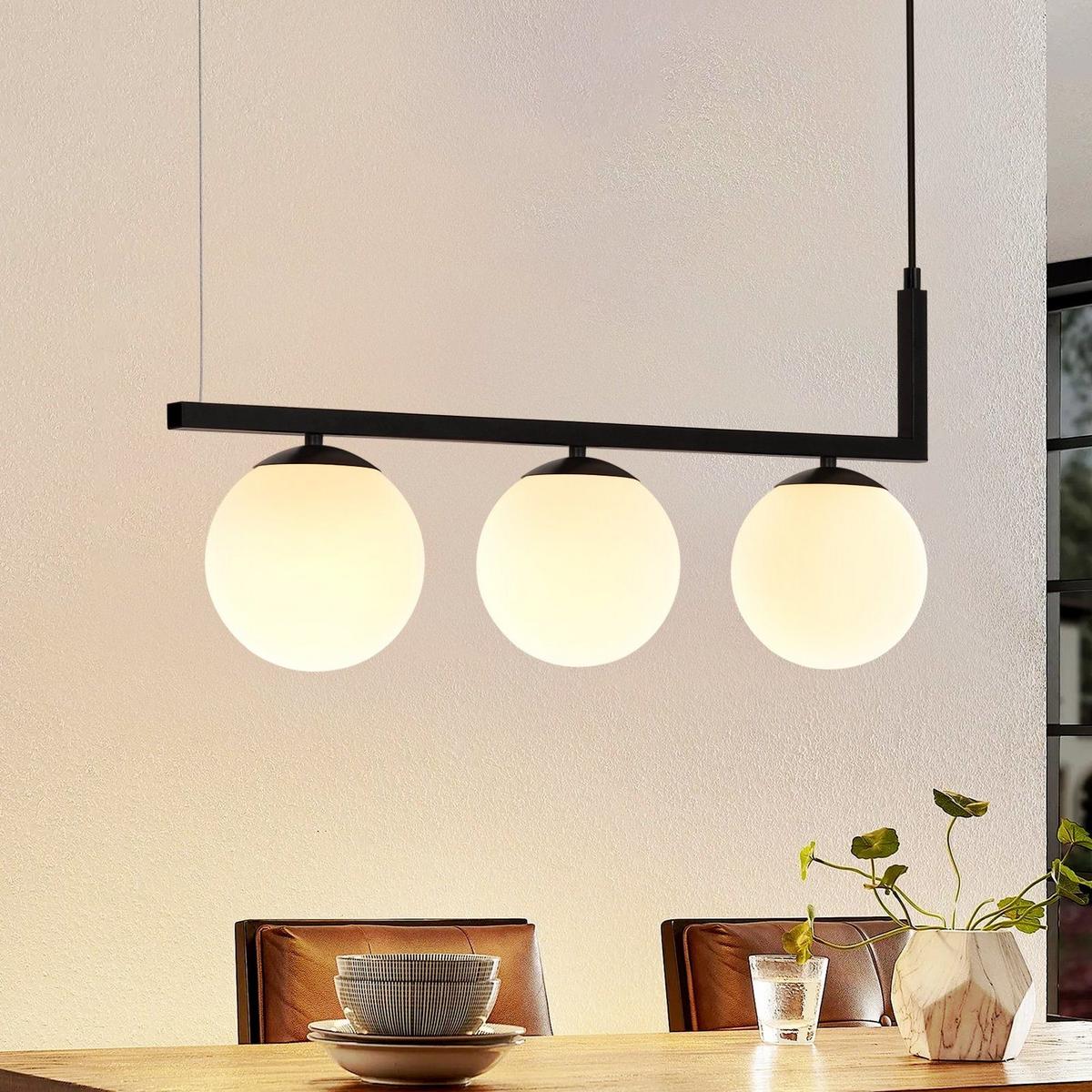 PENDELLEUCHTE Schritt 65/30/184 cm - Schwarz, Metall (65/30/184cm) - Nettlife