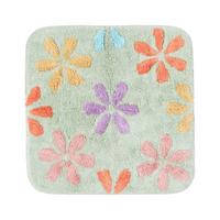 DUSCHVORLEGER Blumen 50/50 cm, Baumwolle - Multicolor, Textil (50/50cm) - Homescapes