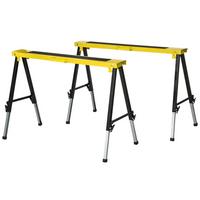 2ER-SET Sägepferd, Arbeitsbock, Stahl - Multicolor, Metall (100/49/90cm) - DURHAND