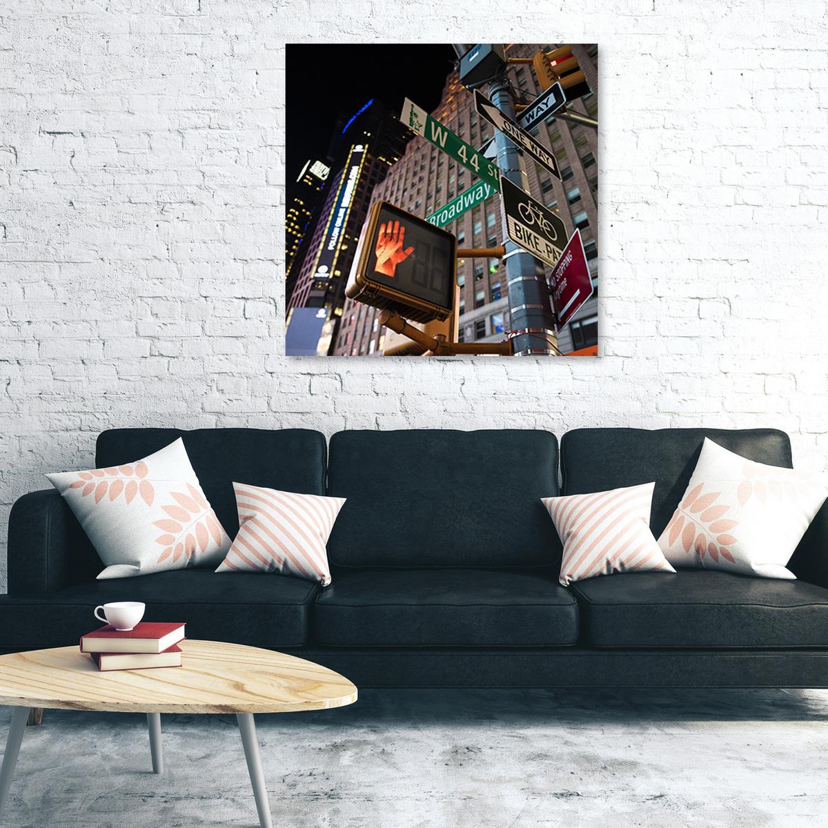 WANDBILD städte und architektur farbig - Multicolor, Textil (40/40cm) - Feeby