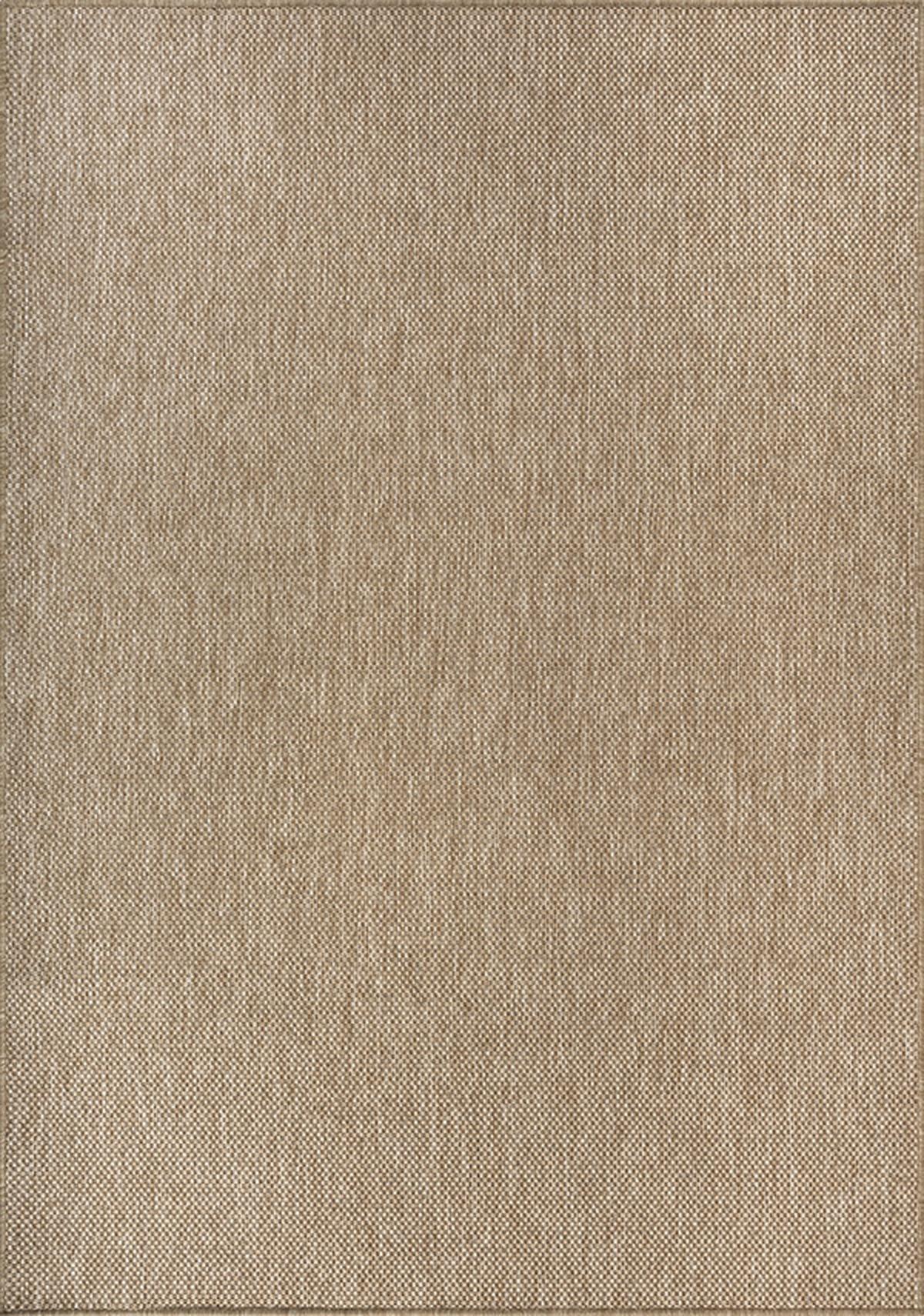FLACHWEBTEPPICH Uni BORNO Polypropylen Natur 240 x 340 cm - Beige, Textil (240/340cm) - KADIMA DESIGN
