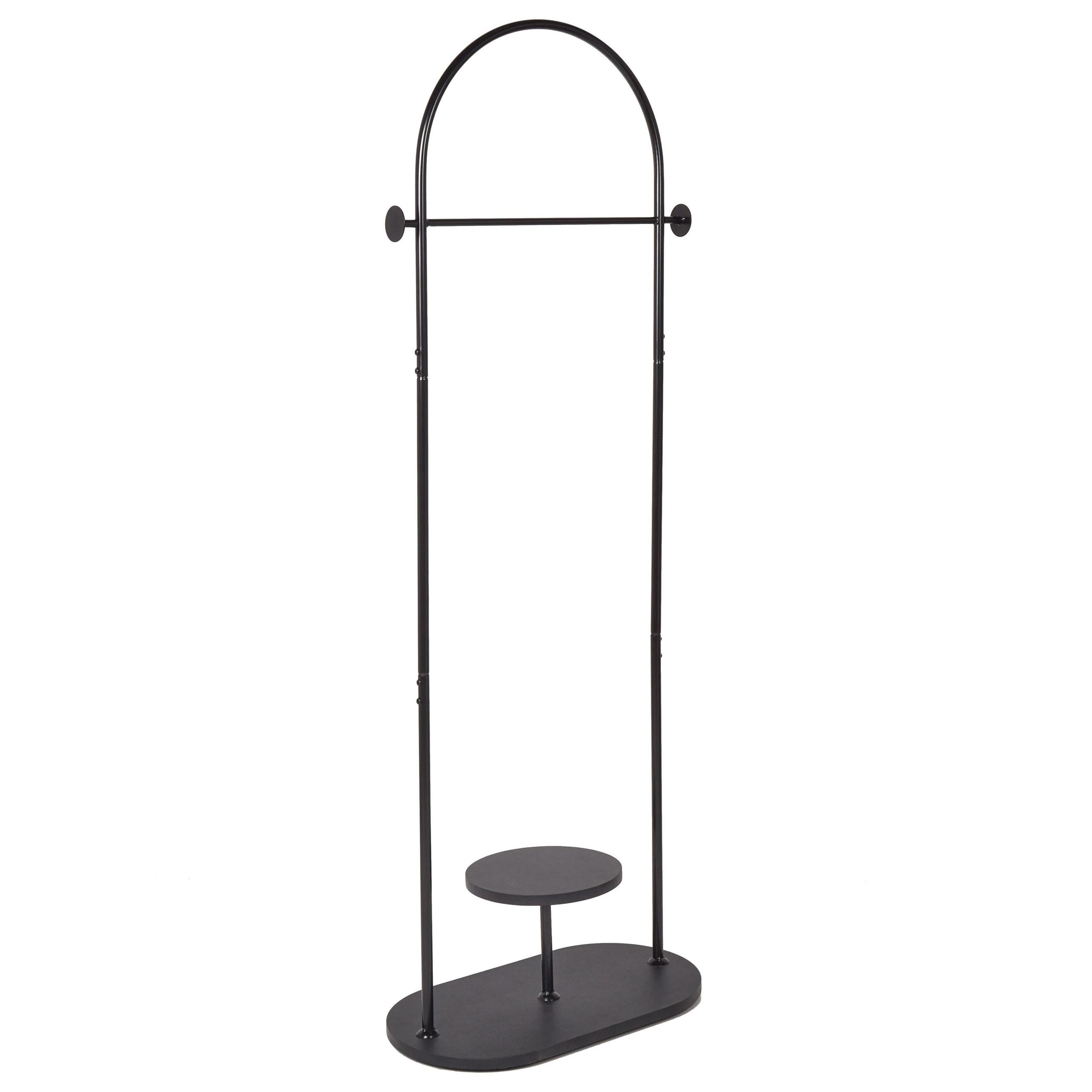 KLEIDERSTÄNDER Metall schwarz 174 cm Hardin - Schwarz, Metall (60/174/33cm) - Beliani