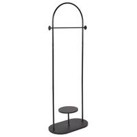 KLEIDERSTÄNDER Metall schwarz 174 cm Hardin - Schwarz, Metall (60/174/33cm) - Beliani