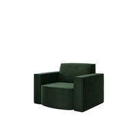 SESSEL Palma Opera Velvet - Grün, Holzwerkstoff/Textil (98/74/89cm) - Fun Möbel