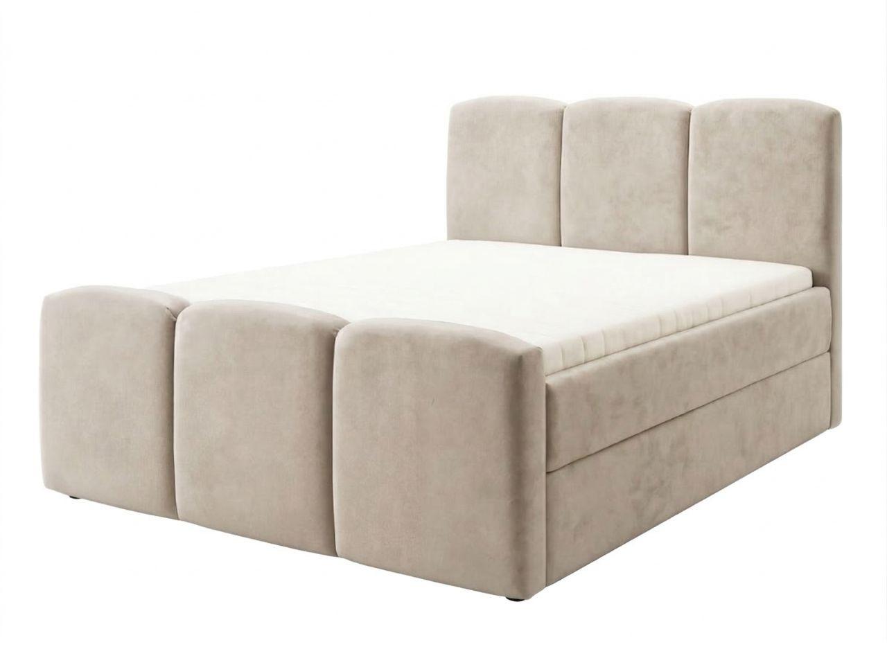 BOXBETT Campi 160x200 Beige - Beige, Holz/Textil (160/200cm) - Graingold
