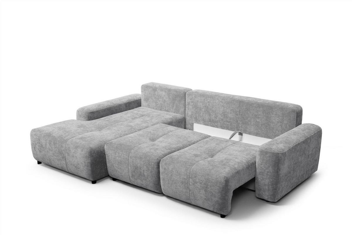 ECKSOFA Argos In Vibe - Grau, Holzwerkstoff/Textil (170/267cm) - Fun Möbel
