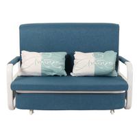 SCHLAFSOFA Blau - Blau/Dunkelblau, Textil (130/71/185cm) - MCW
