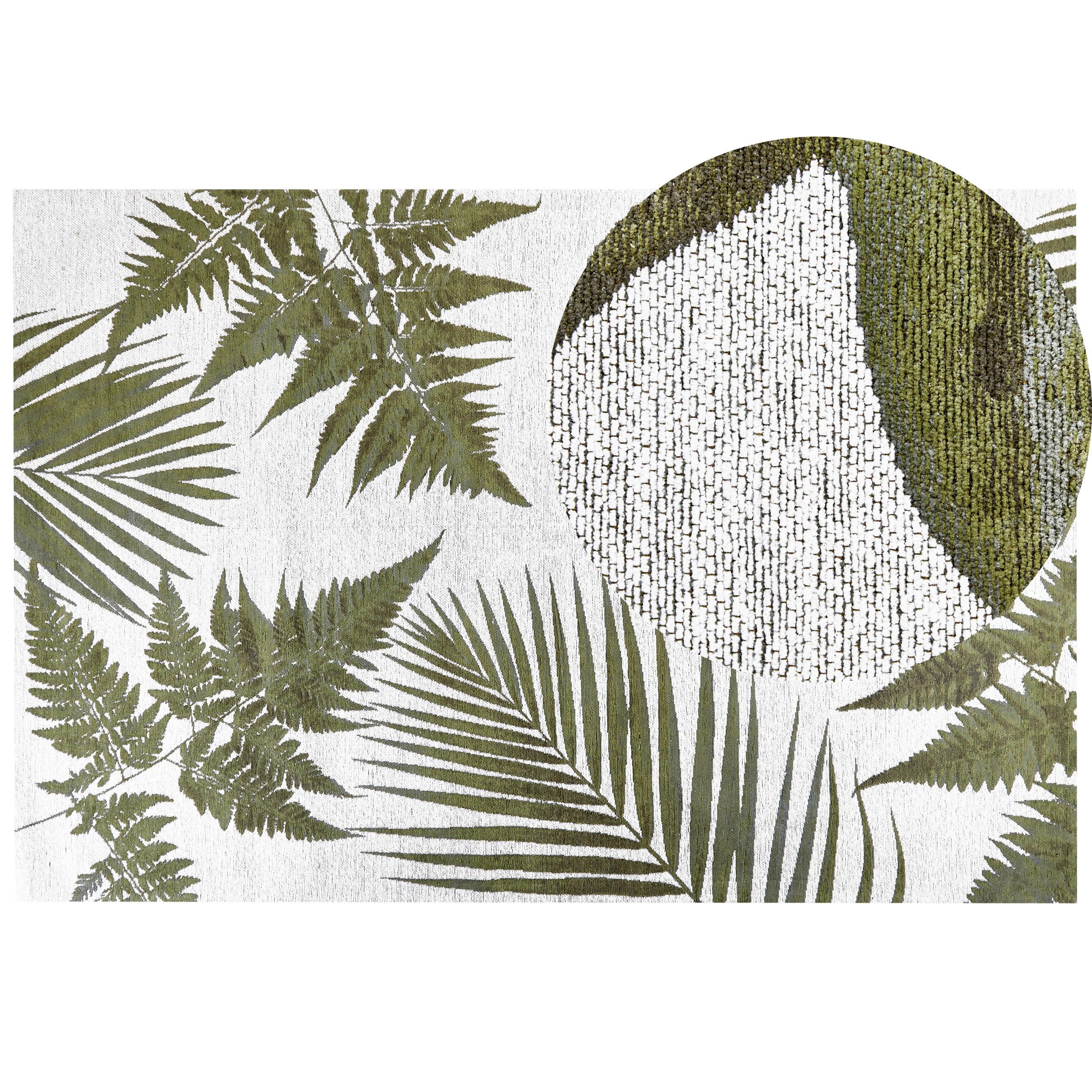 KURZFLOR-TEPPICH Barzah 300/200 cm - Grün, Textil (200/300cm) - Beliani