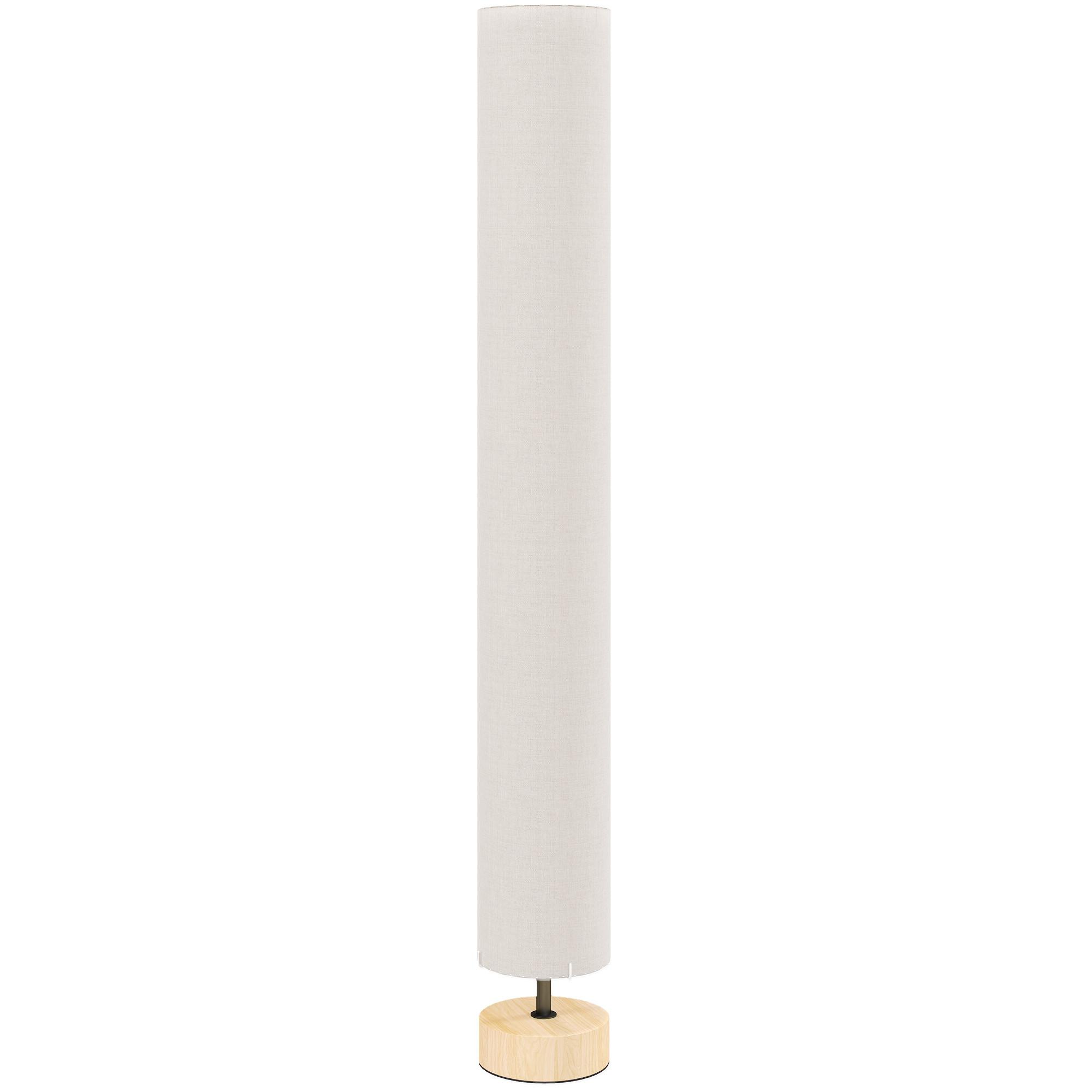 STEHLAMPE Leinen Beige - Beige, Textil (15/15/120cm) - HOMCOM