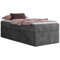 BOXBETT ZERO 90/200 - Grau Cord - H3 - Topper T25 - Grau, Textil (90/200cm) - MKS