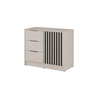 SIDEBOARD NELIANA 105/86/45cm mit 3 Schubladen 1 Türen Kaschmir - Kaschmir, Holzwerkstoff (105/86/45cm) - MASSENO
