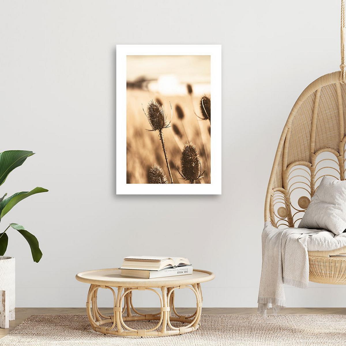 KUNSTDRUCK Beige 80/120 cm - Beige, Textil (80/120cm) - KUNSTLOFT