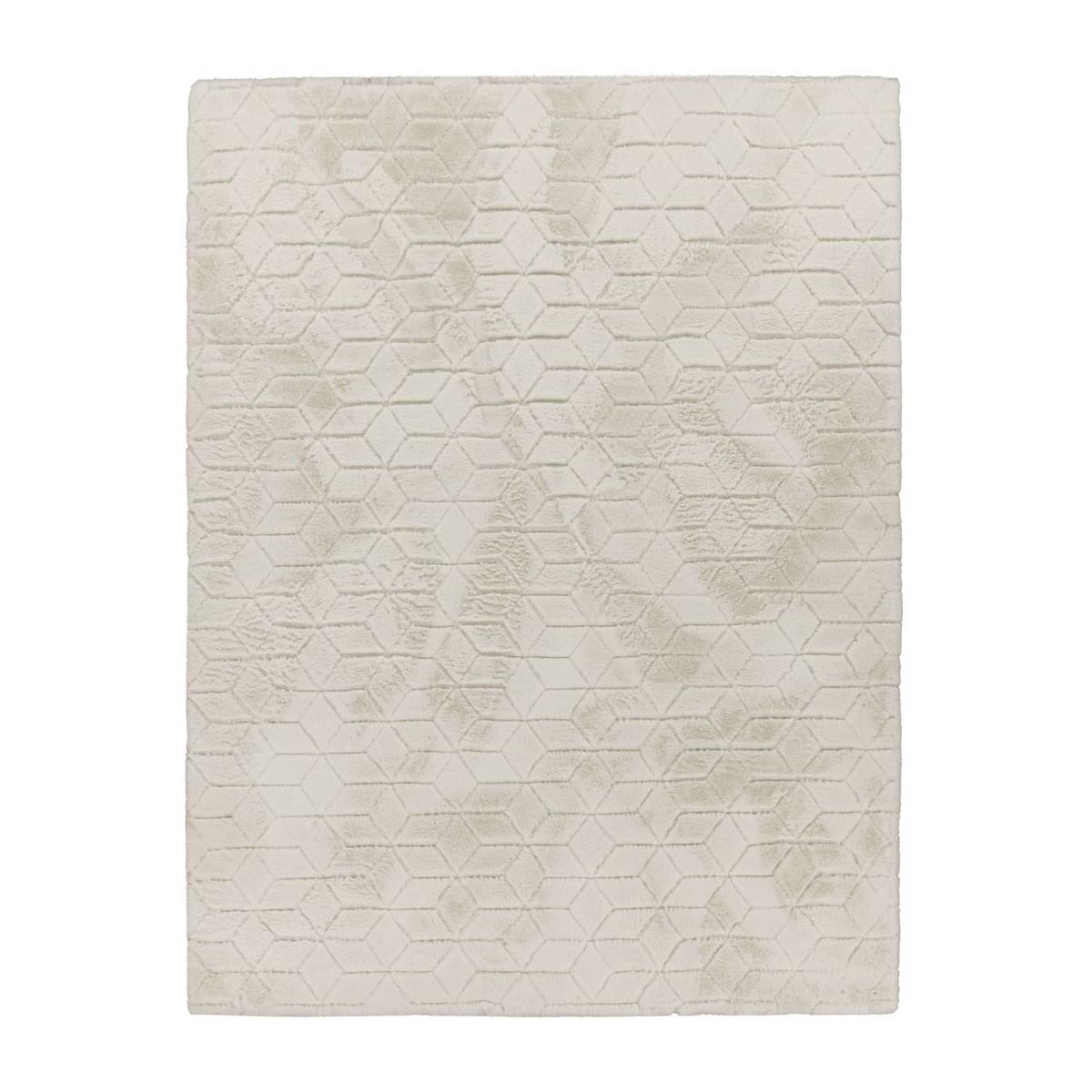 HOCHFLORTEPPICH Skandinavisch Creme 120 x 160 cm - Creme, Kunststoff (120/160cm) - TT Home
