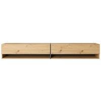 TV-HÄNGEBOARD Mirrgo Eiche / Grafitgrau 200 cm - Schwarz/Eiche Artisan, Holzwerkstoff (200/30/31.6cm) - Selsey