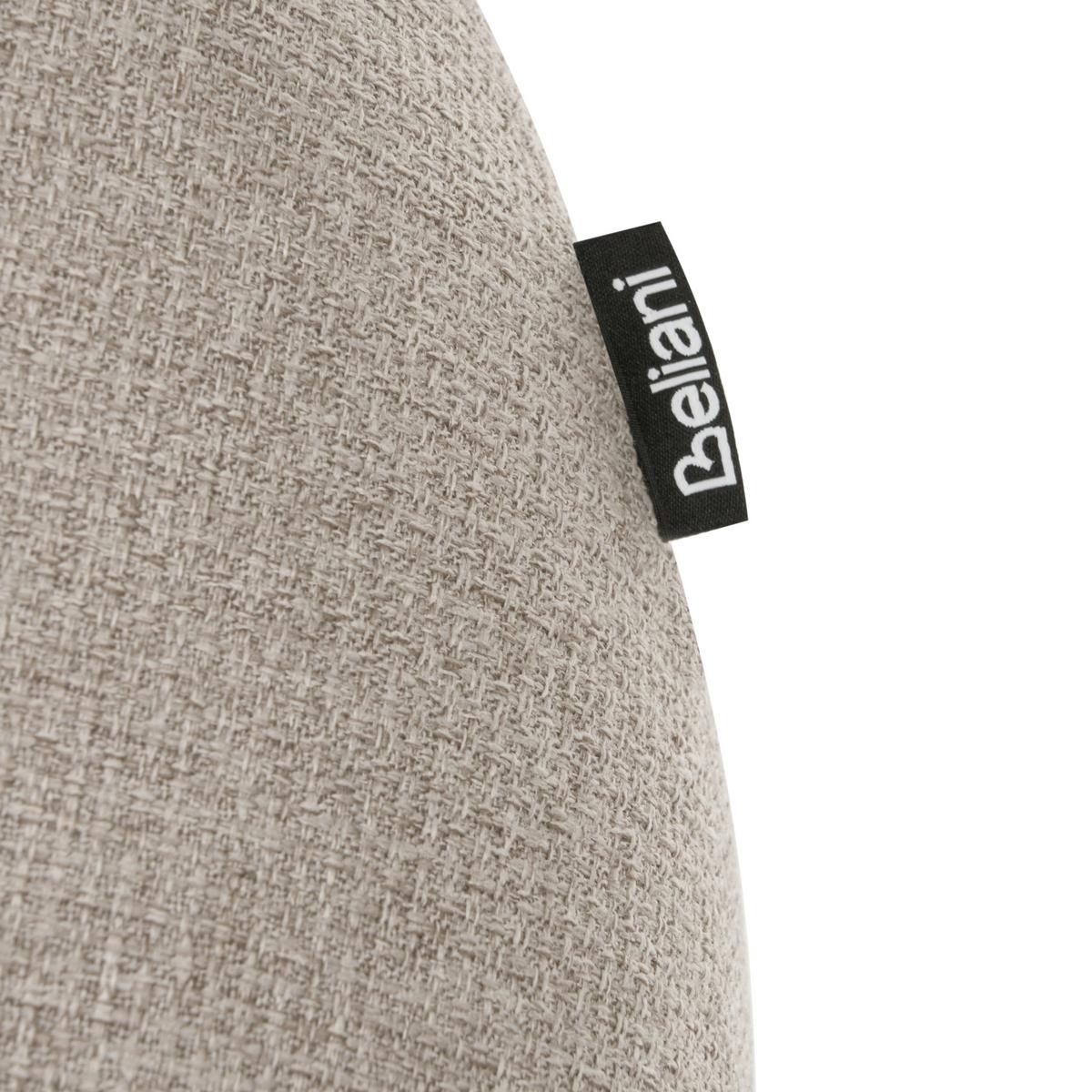 SESSEL Stoff Beige Lovberg - Beige, Textil (71/74/80cm) - Beliani