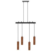 HÄNGELEUCHTE Tutaki 16/61/162 cm - Schwarz, Metall (16/61/162cm) - Beliani