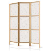 PARAVENT Japanischer 3-tlg 135x172 cm Sternkonstellationen - Multicolor, Holz/Textil (135/172/3cm) - Muralo