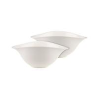 SALATSCHALEN Vapiano weiß 20,5 x 17 cm 2er Set - Weiß, Keramik (1cm) - Villeroy & Boch