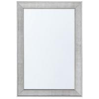 WANDSPIEGEL silber rechteckig 61/91 cm Bubry - Silberfarben, Kunststoff (61/91/3cm) - Beliani