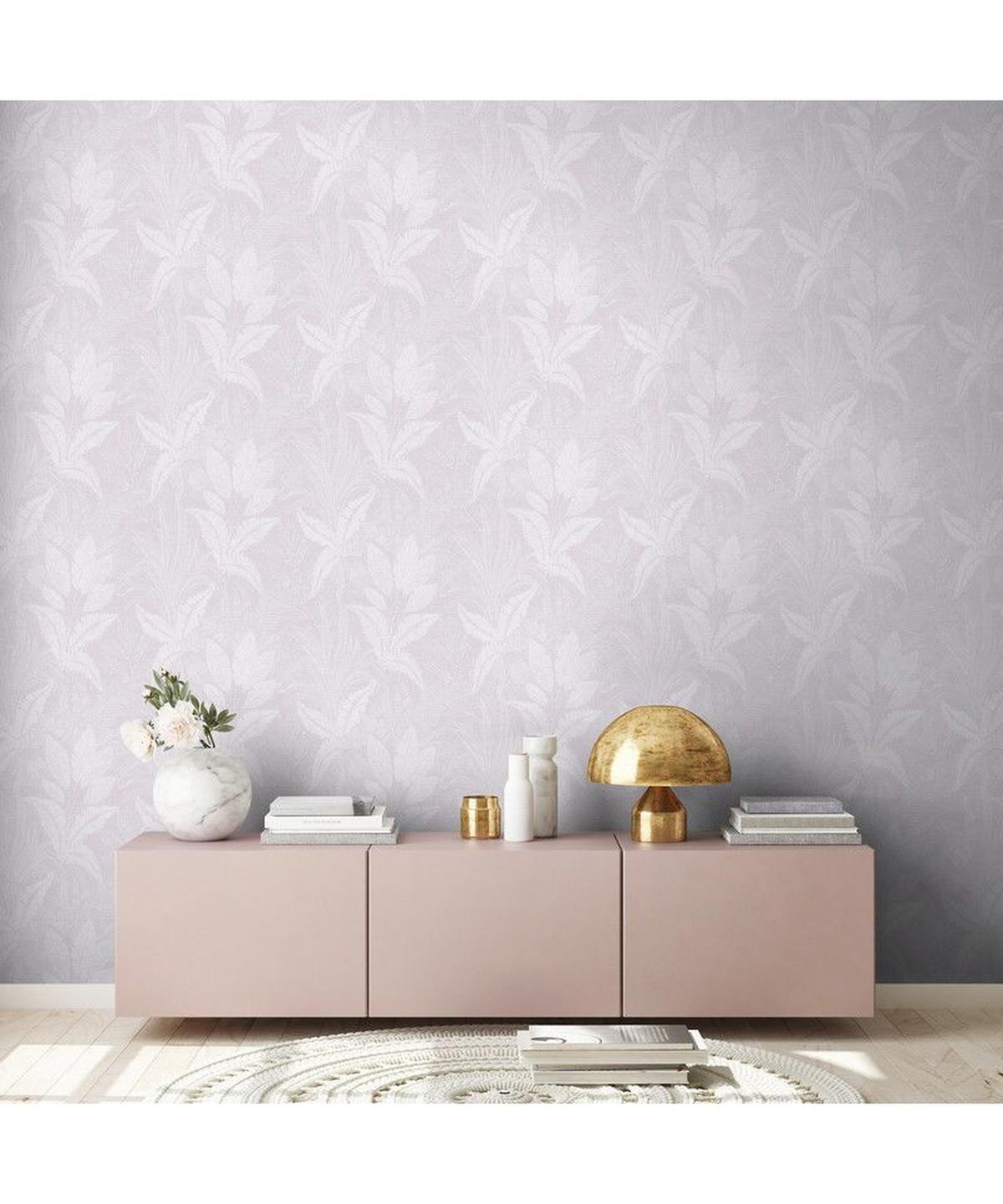 VLIESTAPETE Lila 53/1005 cm - Lila, Textil (53/1cm) - KUNSTLOFT