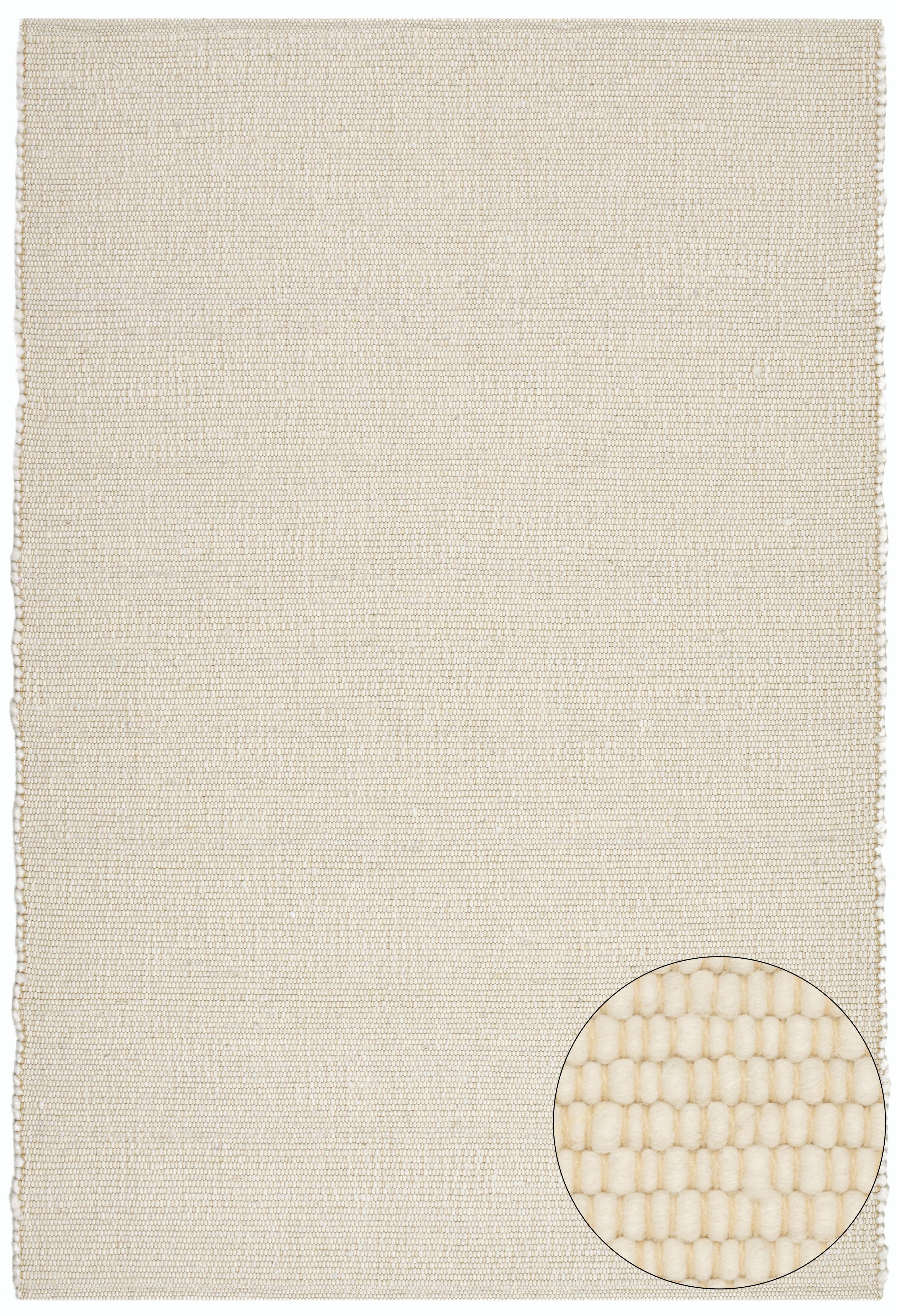 HANDWEBTEPPICH Anden 140x200 cm - Champagner, Textil (140/200cm) - Rug and Roll