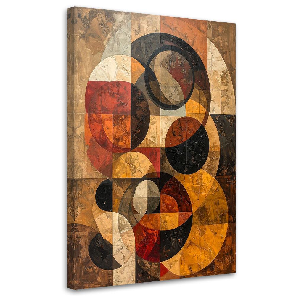 LEINWANDBILD Abstraktion 30x45cm - Braun, Textil (30/45cm) - Feeby