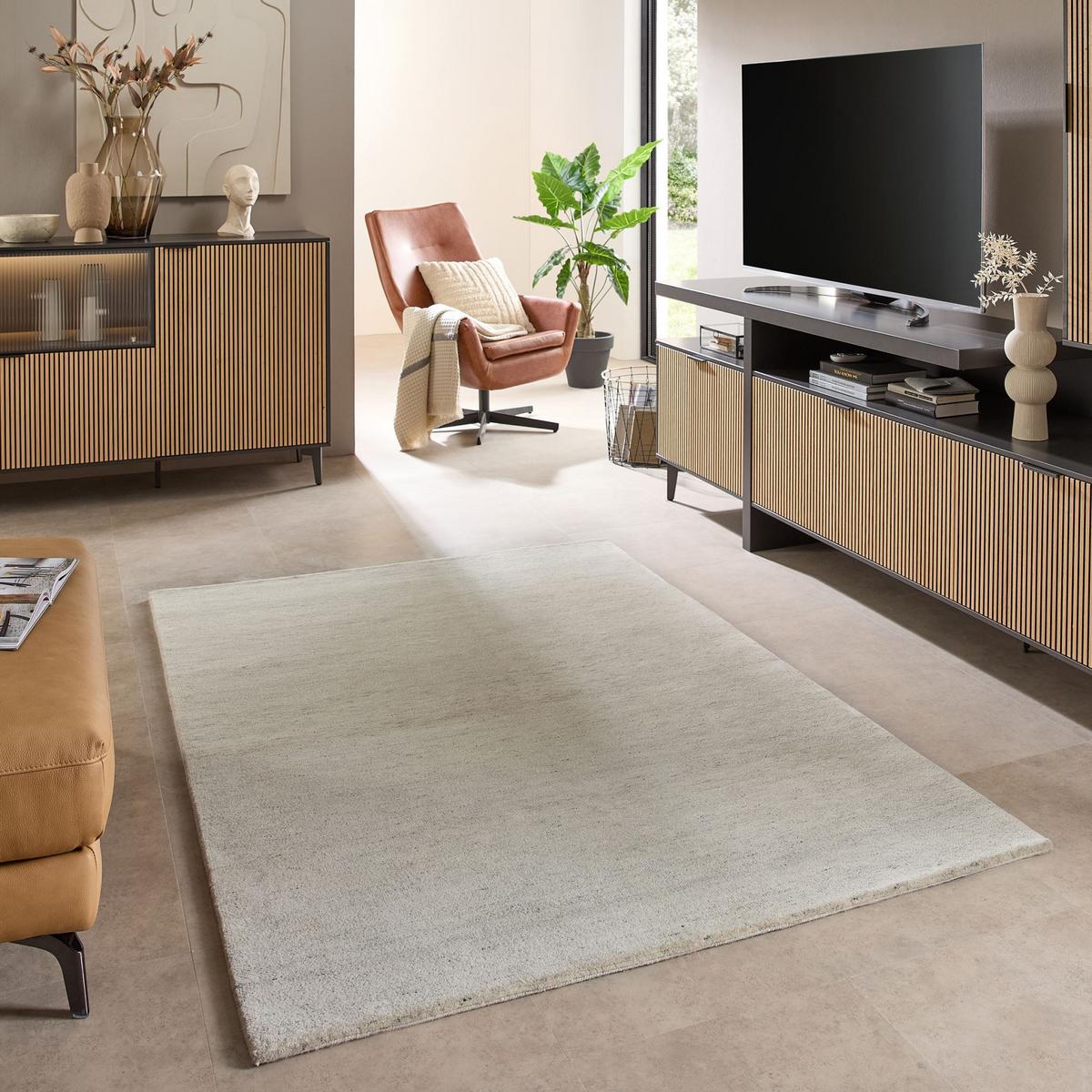 WOLLTEPPICH Heaven 250x350 cm - Grau, Textil (250/350cm) - Natur Pur