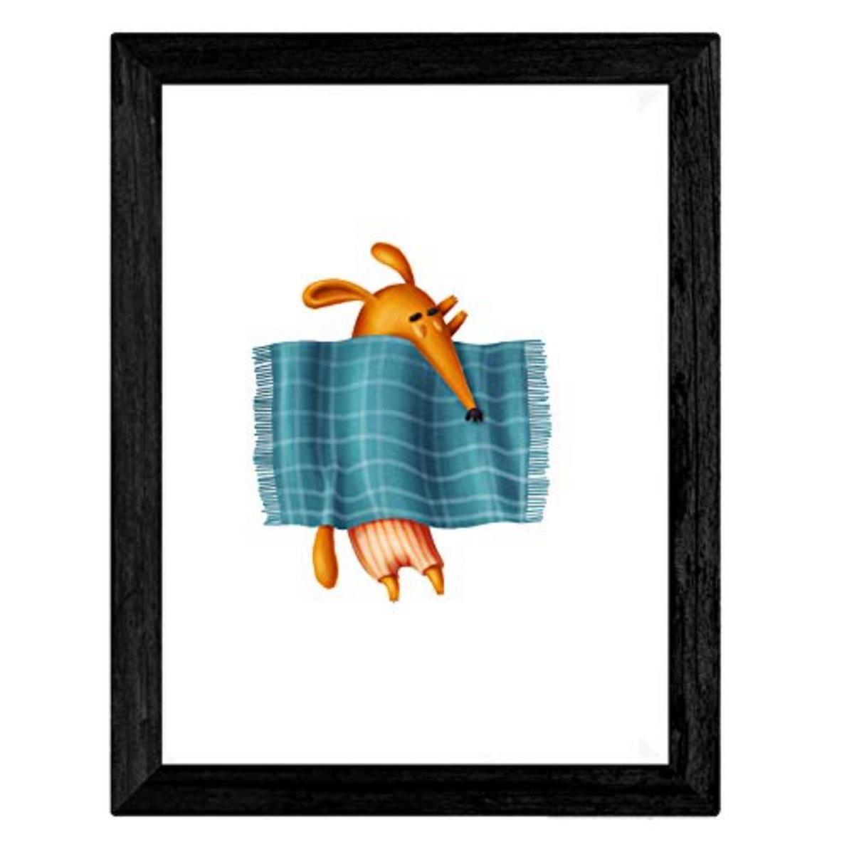 POSTER Set mit 4 lustiger Hunde A3 Rahmenlos - Klar, Papier (29.7/3cm) - Nacnic