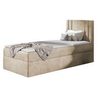 BOXBETT Carmen Mini, Seite zum Öffnen des Bettkastens: Rechts - H3 - Naturfarben, Holz (100/200cm) - MIRJAN24