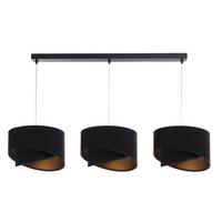 HÄNGELEUCHTE Gold 30/18 cm - Goldfarben/Schwarz, Kunststoff (30/0.3/18cm) - ONZENO
