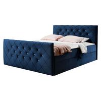BOXBETT Malaga - H3 - Dunkelblau, Holz (160/200cm) - MIRJAN24