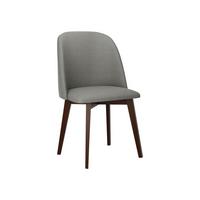 STUHL Monti 3, Holzfarbe: Nuss - Walnussfarben/Grau, Holz (48/83/55cm) - MIRJAN24