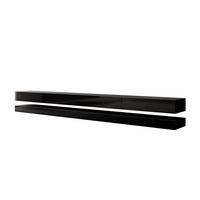 TV-SCHRANK SKY 280 cm mit LED-Beleuchtung - Schwarz, Holzwerkstoff (280/25/34cm) - Lookway