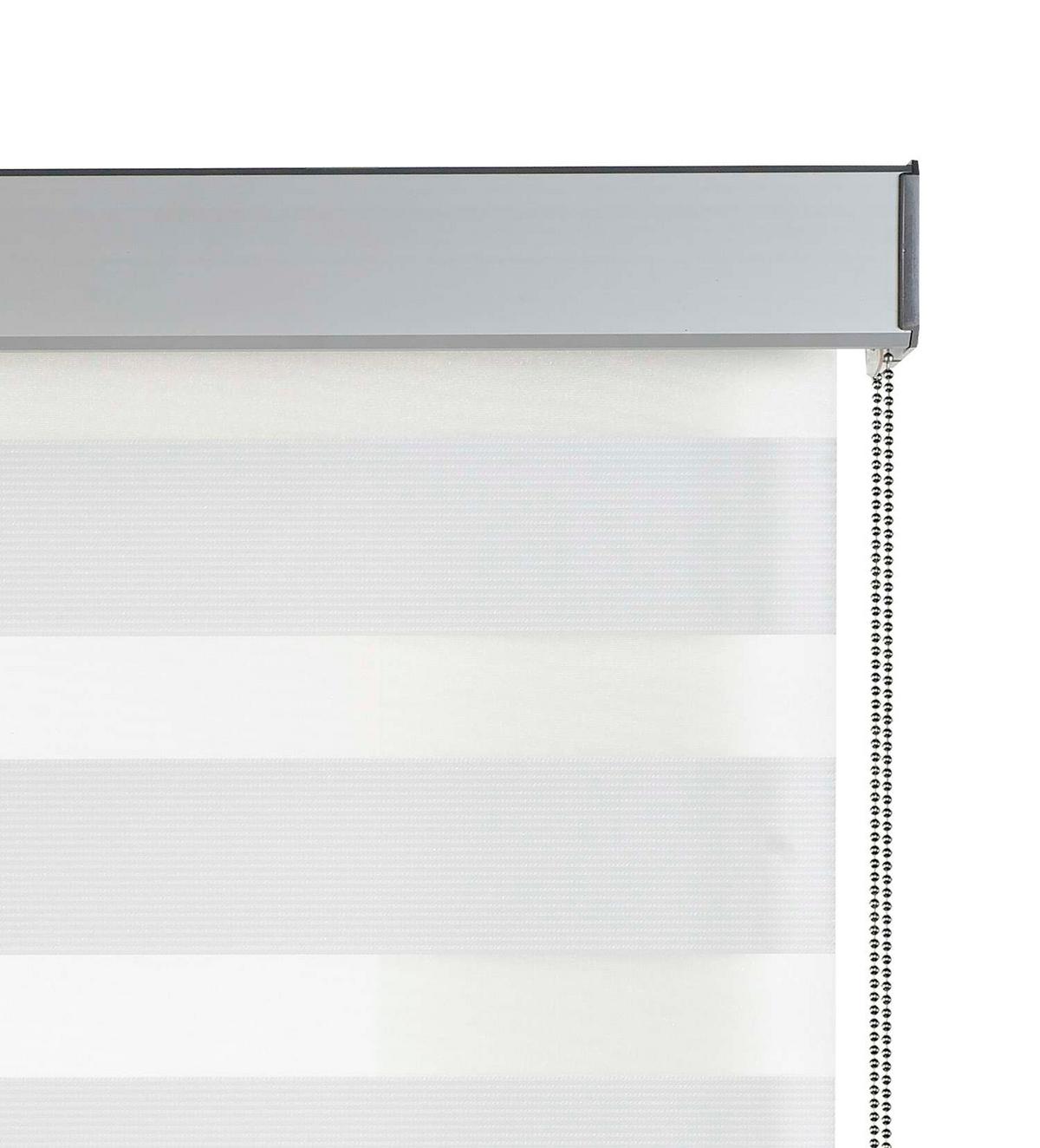 DOPPELROLLO Weiß 120x250 cm - Weiß, Kunststoff (120/250cm) - STORESDECO
