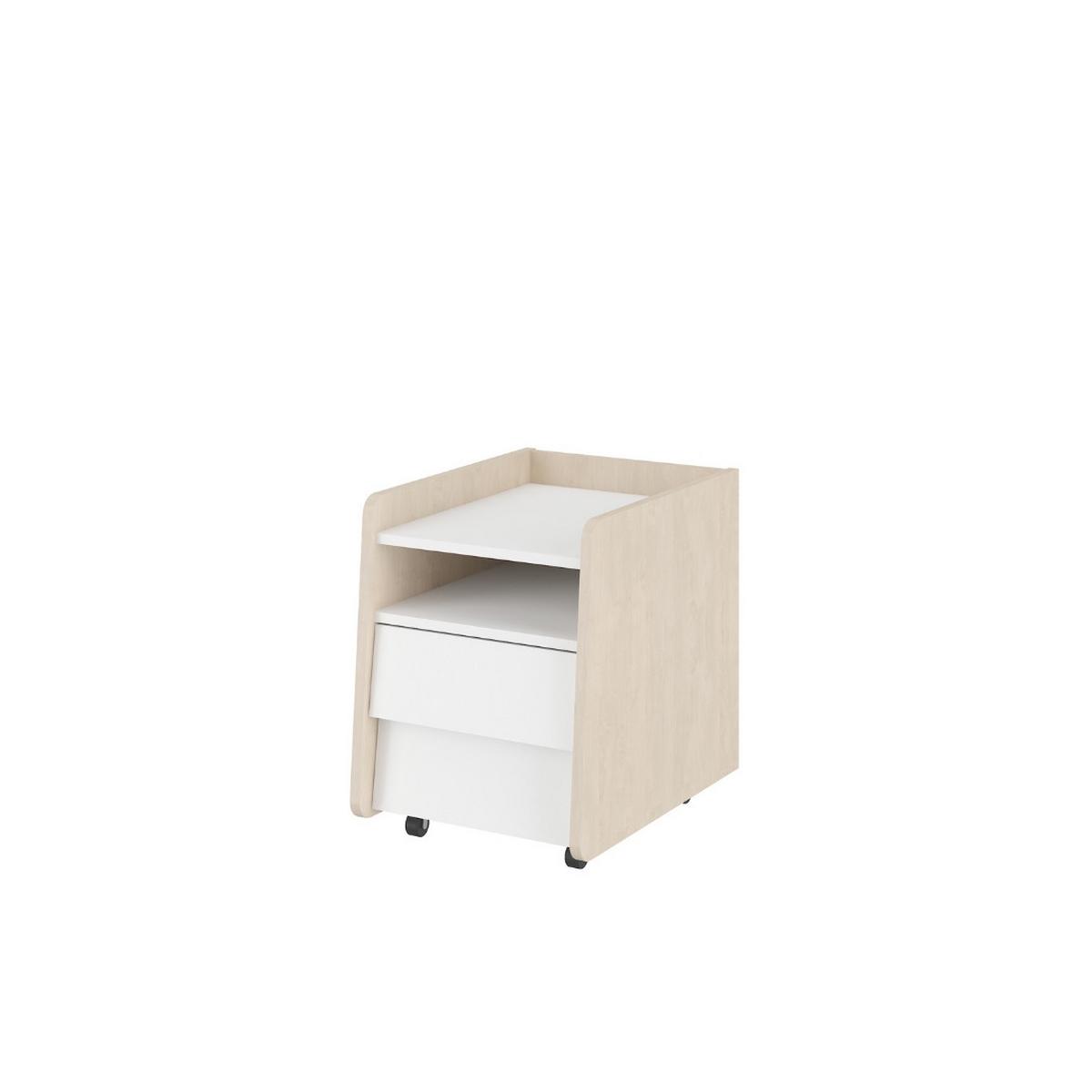 NACHTTISCH SoSixty - Weiß, Holzwerkstoff (41/55/54cm) - RAUMHIRSCH FURNITURE