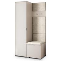 GARDEROBENSCHRANK LORI 95/181/51 cm Modern Kaschmir - Kaschmir/Beige, Holzwerkstoff (95/181/51cm) - MASSENO