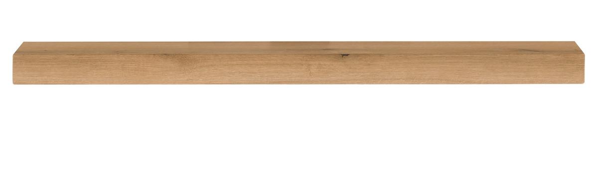 WANDBOARD in Evoke Eiche, Wandregal 150 cm - Kaschmir/Eichefarben, Holzwerkstoff (150/8/20cm) - Furn.Design